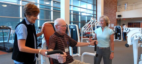 Dr. Debbie Rose of Pro Balance Academy helping demonstrate balance and strength training with older adults. Dr. Debbie Rose of Pro Balance Academy helping demonstrate balance and strength training with older adults.