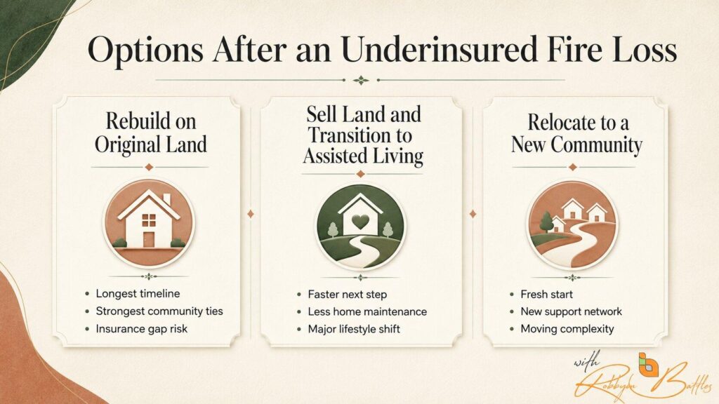 Senior homeowners comparing Eaton Fire rebuild options after being underinsured Senior homeowners comparing Eaton Fire rebuild options after being underinsured